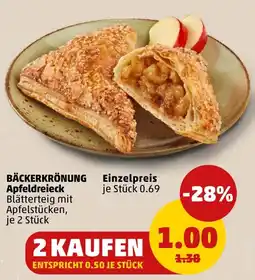 PENNY BÄCKERKRÖNUNG Apfeldreieck Angebot