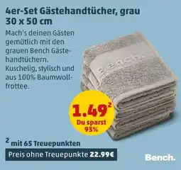 PENNY Bench Gästehandtücher, grau 30*50 cm Angebot