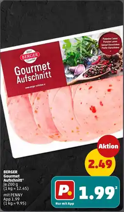 PENNY BERGER Gourmet Aufschnitt Angebot