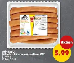 PENNY MÜHLENHOF Delikatess Hähnchen-Käse-Wiener XXL Angebot