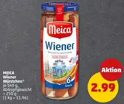 PENNY Meica Wiener Würstchen Angebot
