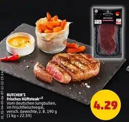 PENNY BUTCHER'S Frisches Hüftsteak Angebot