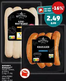 PENNY BUTCHER'S Bratwurst Angebot