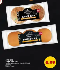 PENNY BUTCHER'S Burger Buns XXL Angebot