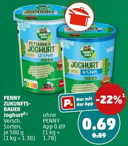 PENNY PENNY ZUKUNFTS-BAUER Joghurt Angebot