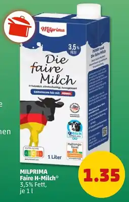 PENNY Milprima Faire H-Milch Angebot