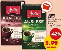 PENNY Melitta Kaffee Angebot