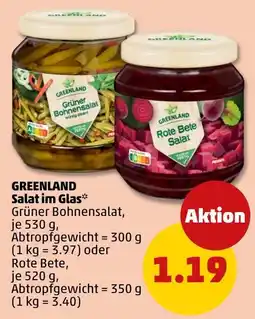 PENNY GREENLAND Salat im Glas* Angebot