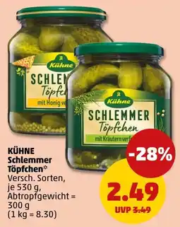 PENNY Kühne Schlemmer Töpfchen Angebot