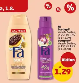 PENNY Fa Duschgel Angebot