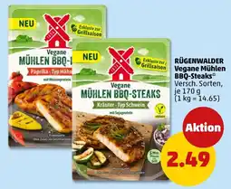 PENNY RÜGENWALDER Vegane Mühlen BBQ-Steaks Angebot