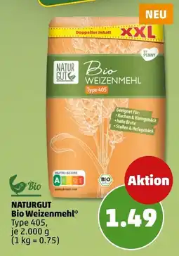 PENNY NATURGUT Bio Weizenmehl Angebot