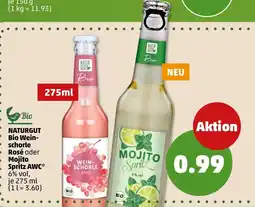 PENNY NATURGUT Bio Wein-Schorle Mojito Spritz AWC* Angebot