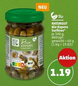 PENNY NATURGUT Bio Kapern Surfines Angebot