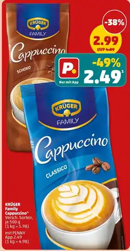 PENNY KRÜGER Family Cappuccino Angebot