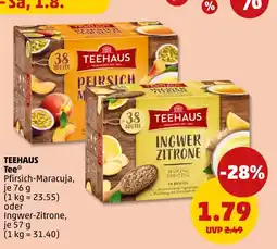 PENNY TEEHAUS Tee* Pfirsich-Maracuja Angebot