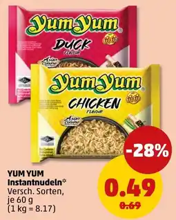 PENNY YUM YUM Instantnudeln Angebot