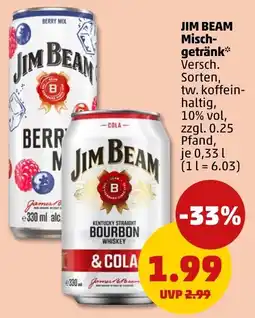 PENNY JIM BEAM Mischgetränk Angebot