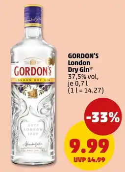 PENNY GORDON'S London Dry Gin Angebot