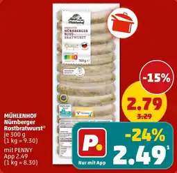 PENNY MÜHLENHOF Nürnberger Rostbratwurst Angebot