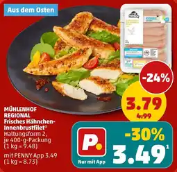 PENNY MÜHLENHOF REGIONAL Frisches Hähnchen-Innenbrustfilet* Angebot
