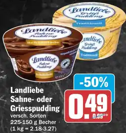 HIT Landliebe Sahne oder Griesspudding Angebot