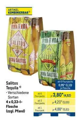 METRO Salitos Tequila Angebot
