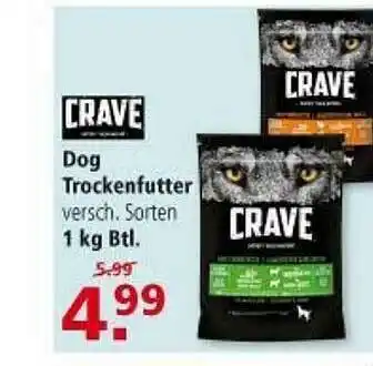 Multi Markt Crave Dog Trockenfutter Angebot