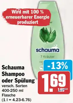 HIT Schauma Shampoo oder Spülung Angebot