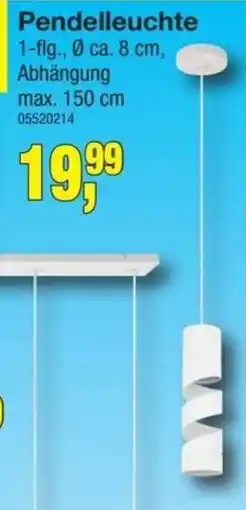 Möbelfundgrube Pendelleuchte Angebot