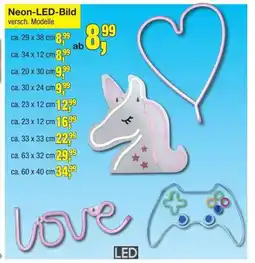 Möbelfundgrube Neon-LED-Bild Angebot