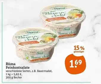 tegut Rüma Feinkostsalate Angebot