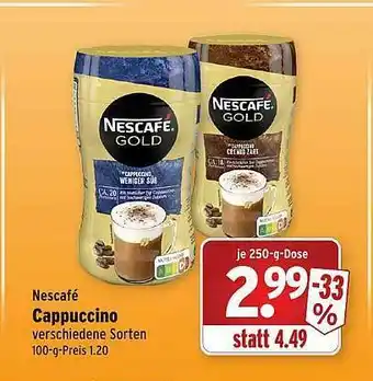 Wasgau Nescafé Cappuccino Angebot