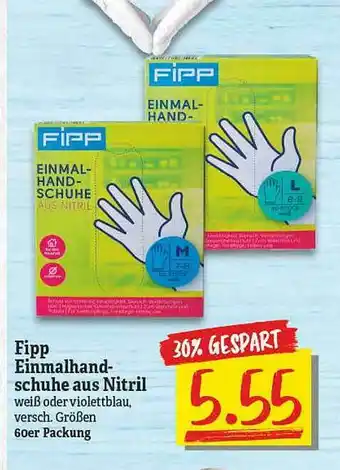 NP Discount Fipp Einmalhandschuhe Aus Nitril Angebot