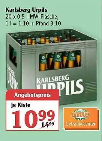 Globus Karlsberg Urpils Angebot