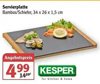 Globus Kesper Servierplatte Angebot