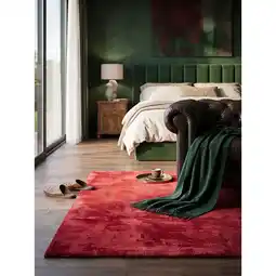 Netto Marken-Discount Teppich Hochflor Rot 200x280 cm - ALDAN Kadima Design Angebot