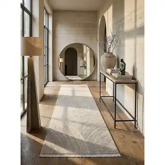 Netto Marken-Discount Läufer Kurzflor Beige 80x150 cm - SCRIVIA Kadima Design Angebot