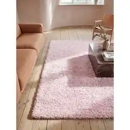 Netto Marken-Discount Hochflorteppich RHEIN, einfarbig, aus Polypropylen, Rosa, 240 x 340 cm Angebot