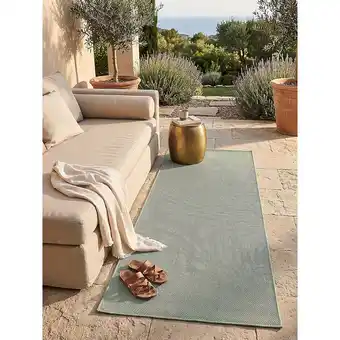 Netto Marken-Discount Läufer Flachgewebe Grün 80x150 cm - BORNO Kadima Design Angebot