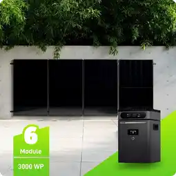 Netto Marken-Discount XXL Balkonkraftwerk Maxxicharge V2 3000Wp 5 kWh Wand flexibel Angebot
