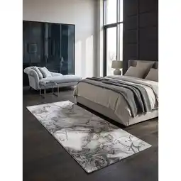 Netto Marken-Discount Läufer Polypropylen Grau 80x150 cm - SVEDA Kadima Design Angebot