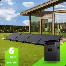 Netto Marken-Discount XXL Balkonkraftwerk Maxxicharge V2 3000Wp 5 kWh Flachdach / Garten Angebot