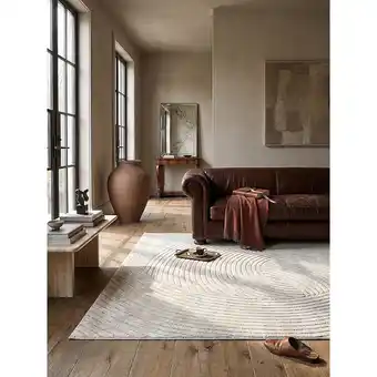 Netto Marken-Discount Teppich Kurzflor Creme 160x230 cm - CETINA Kadima Design Angebot