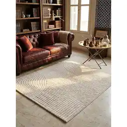 Netto Marken-Discount Teppich Pflegeleicht Creme 240x340 cm - CETINA Kadima Design Angebot