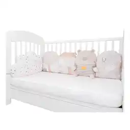 Netto Marken-Discount Kikkaboo Babykissen-Set 5-tlg. Plüsch Jersey Einzelkissen Maße 35 x 30 x 7 cm beige Angebot