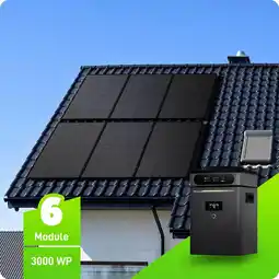 Netto Marken-Discount XXL Balkonkraftwerk Maxxicharge V2 3000Wp 5 kWh Ziegeldach Angebot