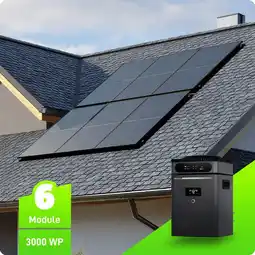 Netto Marken-Discount XXL Balkonkraftwerk Maxxicharge V2 3000Wp 5 kWh Bitumendach Angebot