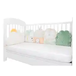 Netto Marken-Discount Kikkaboo Babykissen-Set 5-tlg. Plüsch Jersey Einzelkissen Maße 35 x 30 x 7 cm grün Angebot