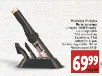 Marktkauf Mediashop Tv Original Universalsauger „livington Prime Everyday“ Angebot